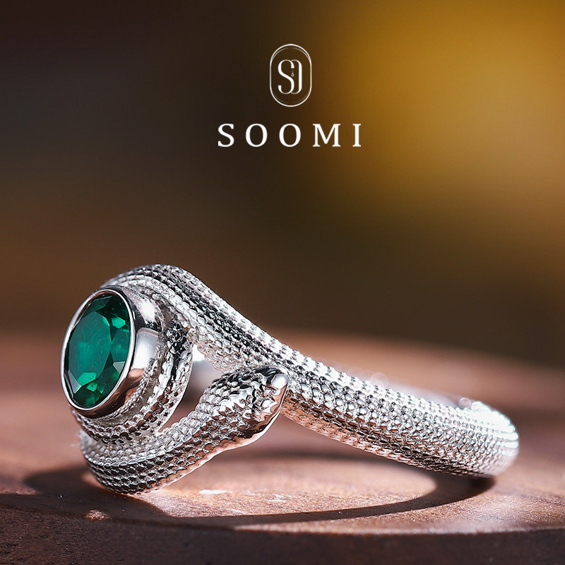 925 silver antique classic snake ring design for women