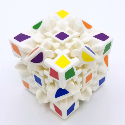 三阶齿轮魔方3阶5阶五阶九齿连动异形型超难顺滑益智3D玩具初学者 - 图2