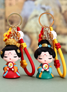 西安文创纪念品武则天唐仕女挂件