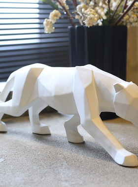 动物电视柜摆件树脂装饰北欧