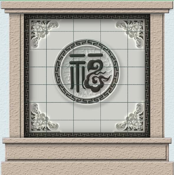 新款高温瓷砖画 庭院迎门墙  户外照壁 影壁壁画 影门墙福字山水,淘宝优惠券,粉丝福利购,淘宝优惠卷