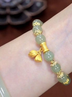 2026手链女ins小众设计百搭diy闺蜜手串古风高颜值素雅两世合欢