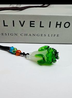 琉璃工艺品吊坠项链创意礼物