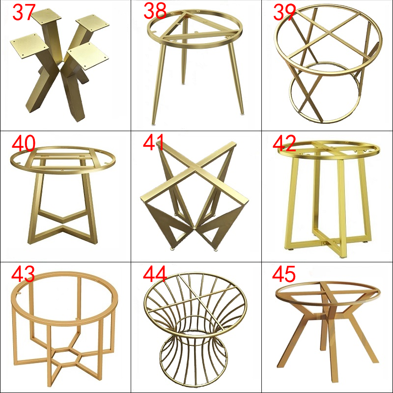 定制铁艺桌脚桌腿支架桌脚小茶几大板桌桌架办公桌台脚餐桌桌腿架 - 图3