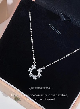 幸运马蹄；好运马不停蹄纯银项链