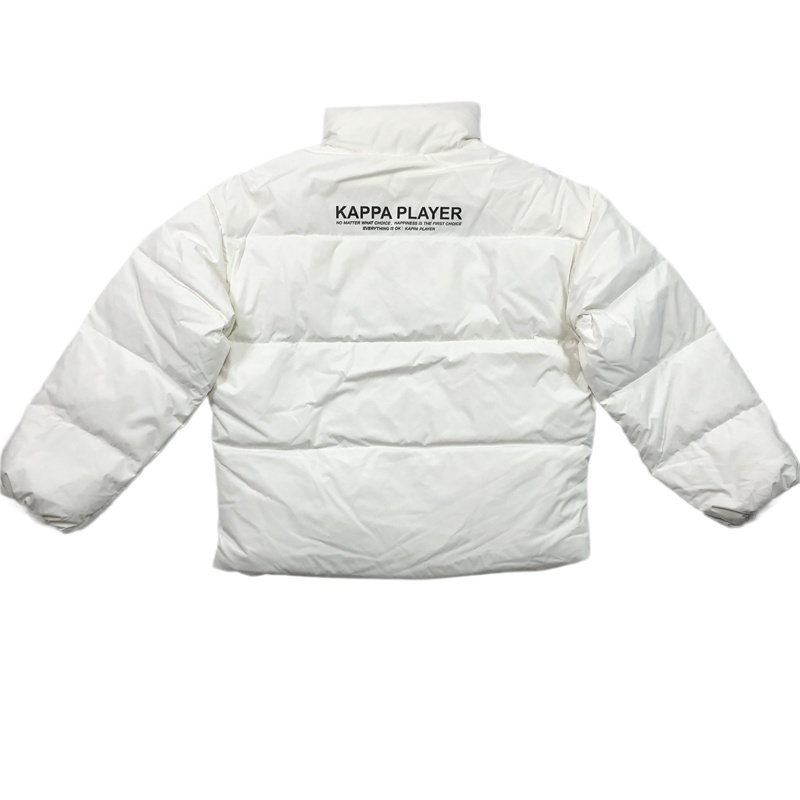 KAPPA卡帕女M码2023款鸭绒冬季保暖立领羽绒服K0C82YY01 - 图0