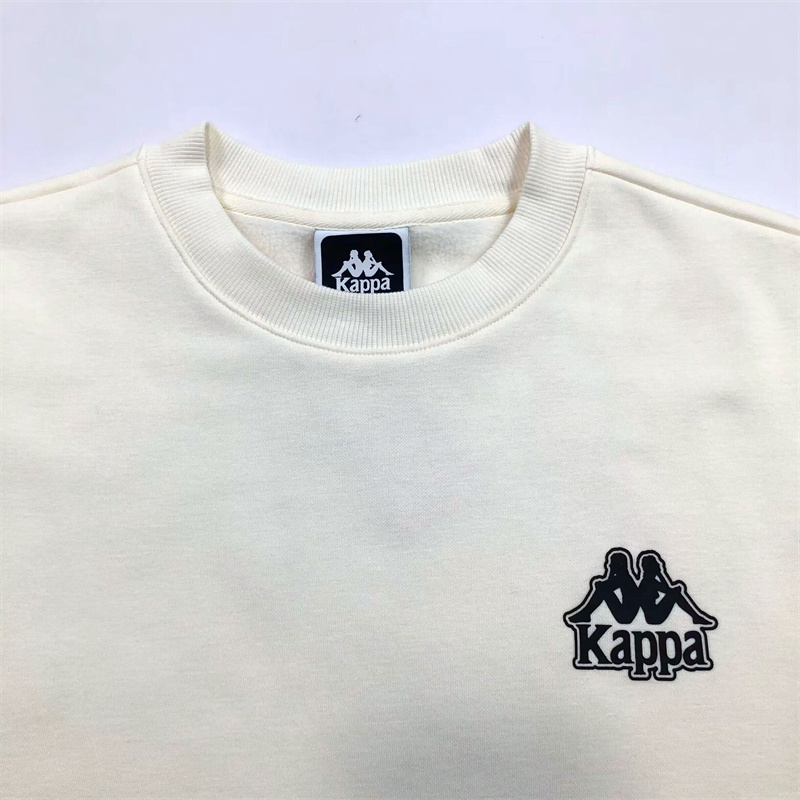 Kappa卡帕套头衫男女中性运动卫衣休闲加绒长袖印花K0CZ2WT93D - 图2