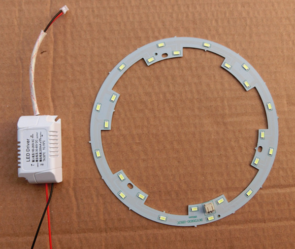 LED灯板12W改造2D 38W/22W/28W圆灯管代替集成吊顶照明灯管送磁铁 - 图1