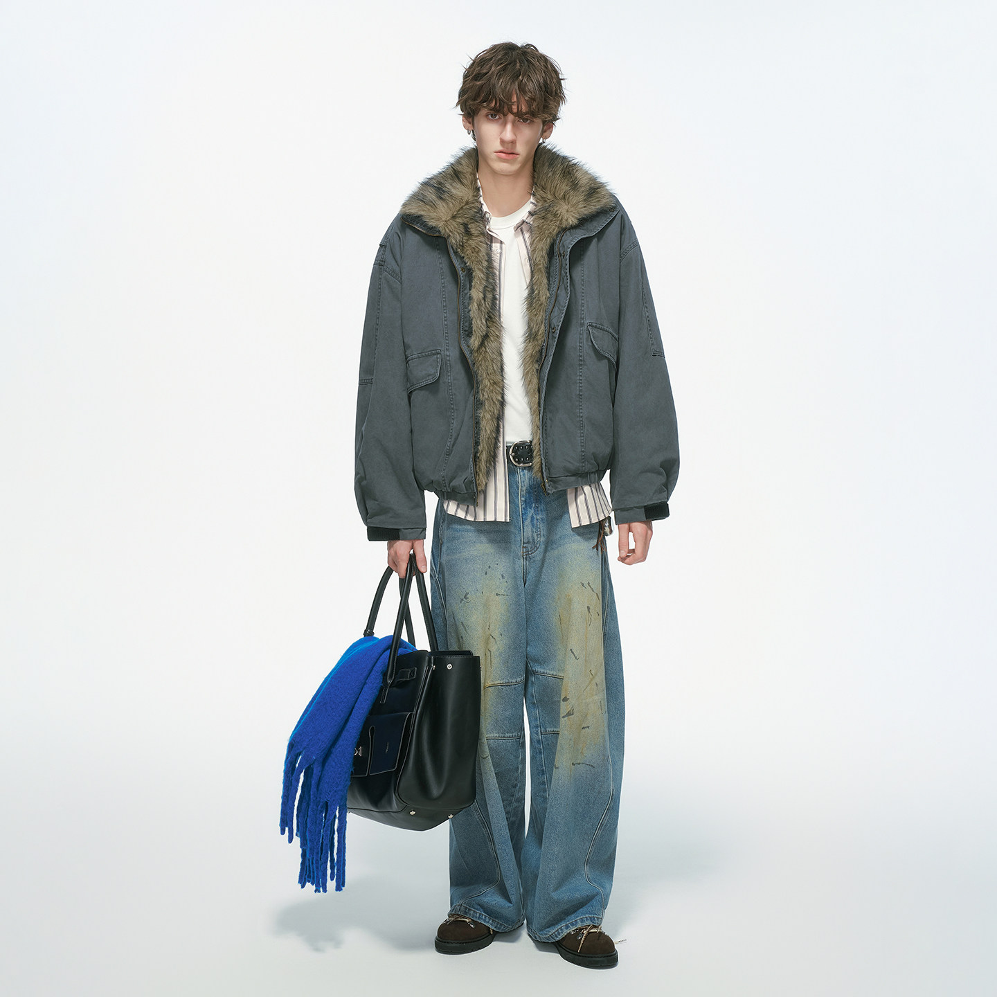 Dream made 狼王座山雕外套男冬季加厚棉服重磅工装棉衣男生棉袄,淘宝优惠券,粉丝福利购,淘宝优惠卷