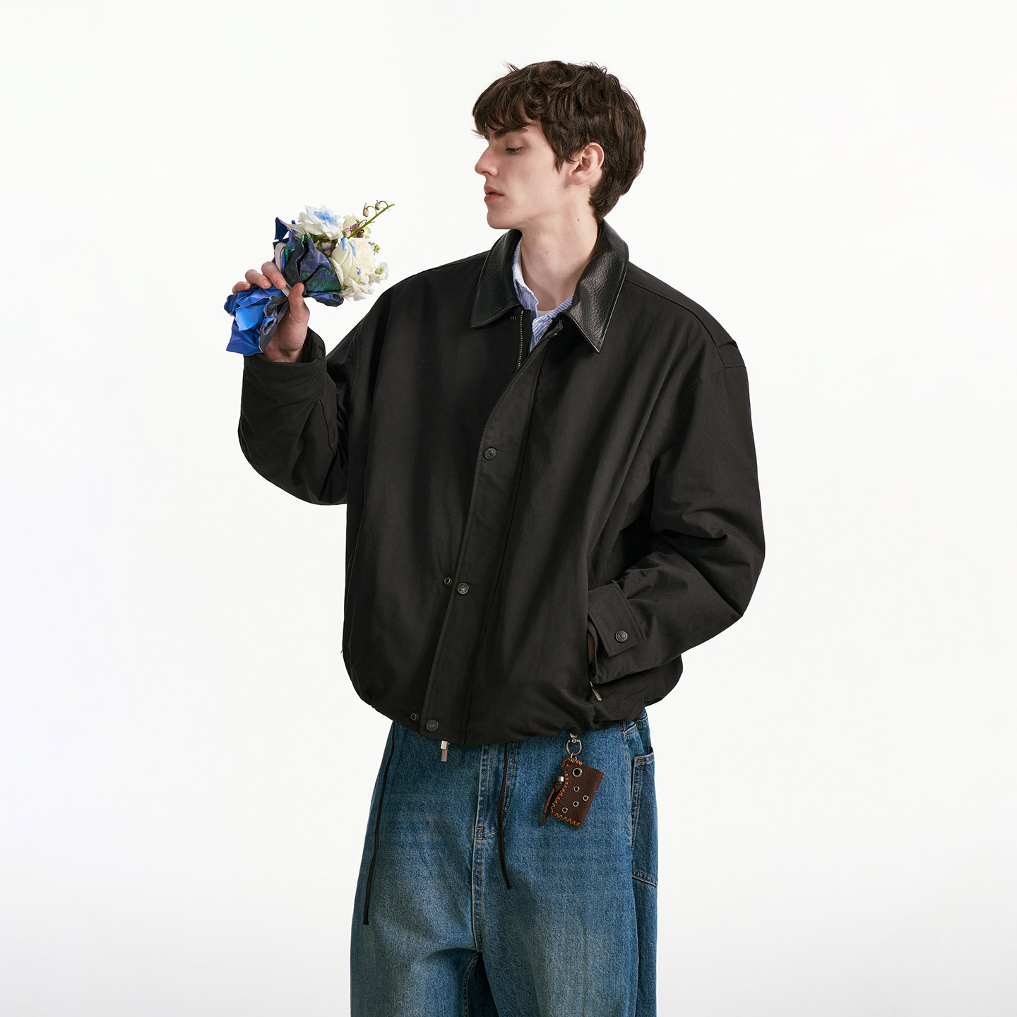 Dream made 美式巴恩风皮领棉服外套男冬季新款加绒加厚短宽棉衣,淘宝优惠券,粉丝福利购,淘宝优惠卷