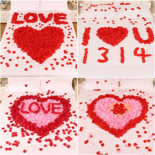Имитация лепестков роз, предложение, признание в браке, украшение на день рождения, День святого Валентина, романтическая свадьба, принадлежности для украшения комнаты молодоженов