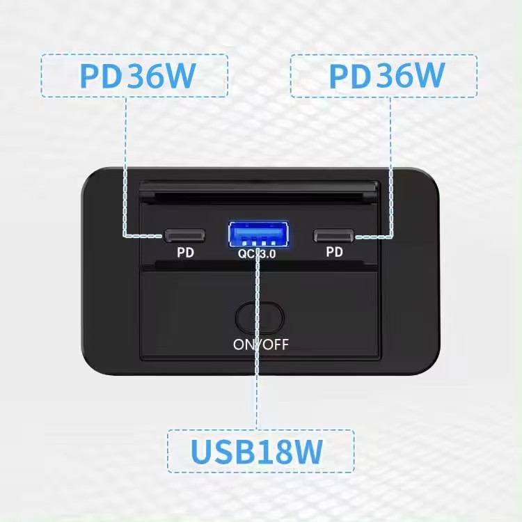 新款汽车巴士改装车载USB充电器 大巴车房车Type c手机快速充电器,淘宝优惠券,粉丝福利购,淘宝优惠卷