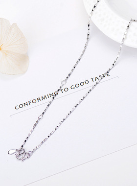 S999纯银热销满天星链灵闪满天星链银饰厂家 韩国韩版