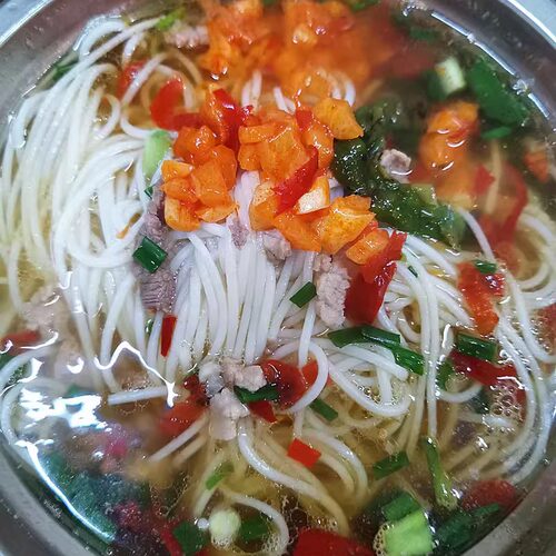 湖南衡阳特产耒阳新市米粉早餐中粗细圆榨粉半干大米米粉 - 图1