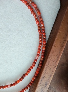 天然南红玛瑙项链锁骨链新中式国风项链中国红颈链女