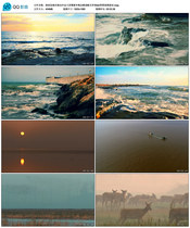 Fishermens girl at the seaside annual meeting of the big screen New Years Eve party song soundtrack accompanied by Led background video material