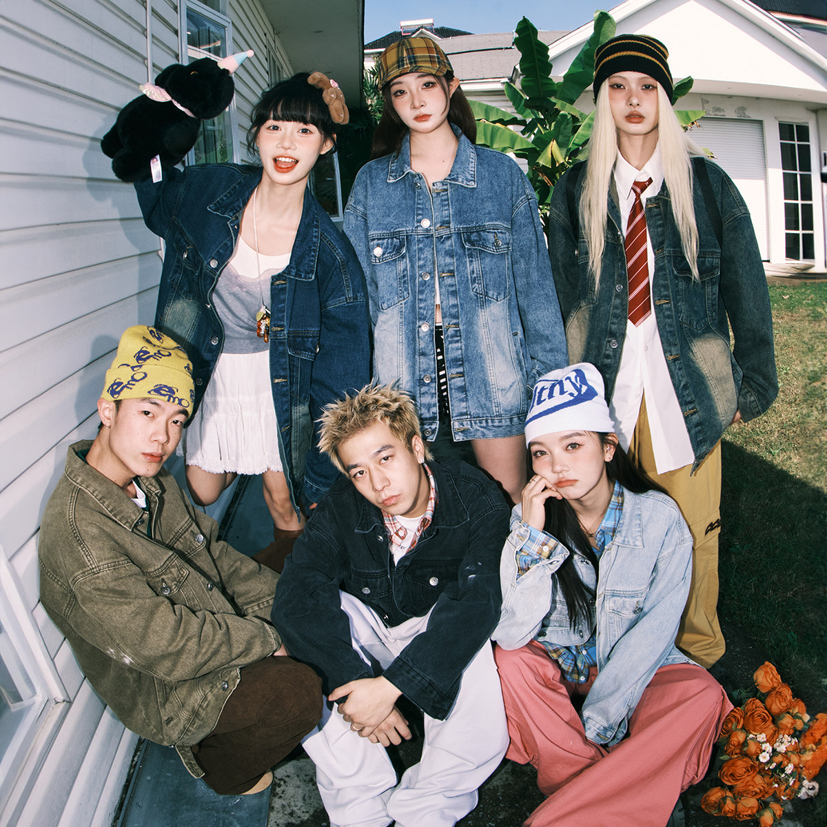 lemanism复古水洗牛仔外套男春秋情侣款做旧牛仔衣cleanfit夹克女,淘宝优惠券,粉丝福利购,淘宝优惠卷