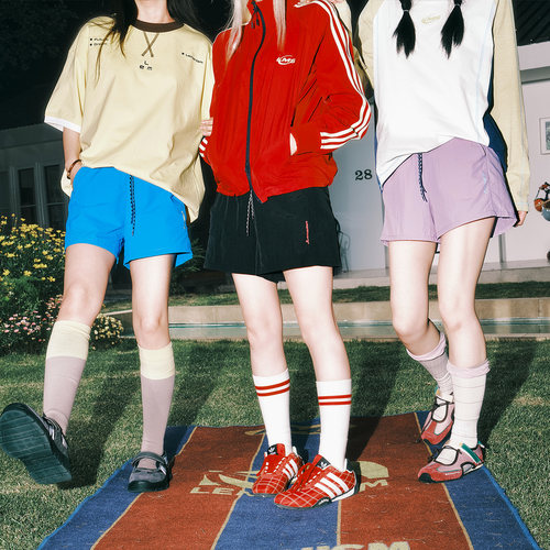 lemanism美式潮流抽绳休闲短裤男2026情侣款夏季新款宽松五分裤女 - 图0