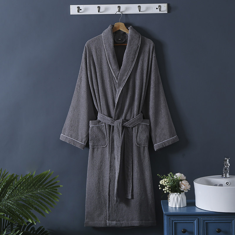 五星级酒店纯棉毛巾浴袍男女士睡袍春秋冬季加厚成人浴衣吸水速干,淘宝优惠券,粉丝福利购,淘宝优惠卷