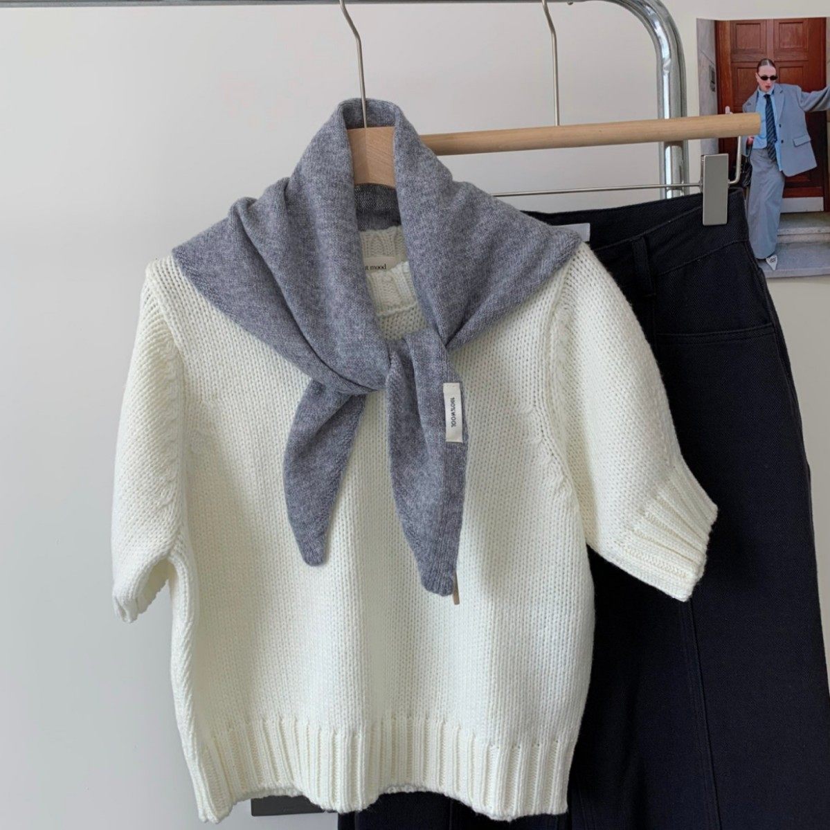 100%纯羊毛秋冬季针织三角巾女头巾围巾多功能保暖百搭纯羊毛披肩,淘宝优惠券,粉丝福利购,淘宝优惠卷