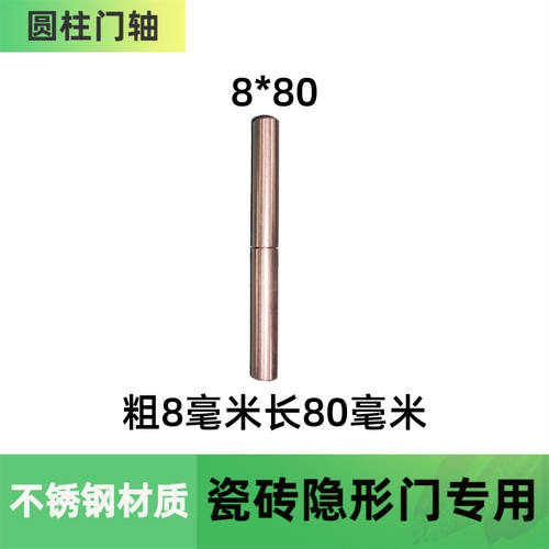 不锈钢门轴瓷砖隐形门配件石材门检修口暗门地暖门圆柱合页同心轴 - 图1