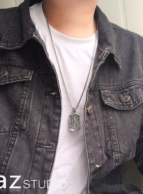 2025新款十字牌潮流项链男