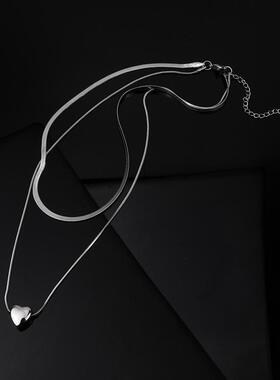 简约百搭长款蛇骨链女潮