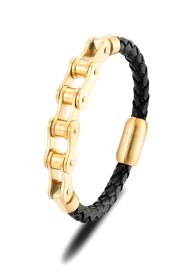 小众设计高级感黑色单车链条手链男潮手绳学生日韩土酷嘻哈情侣