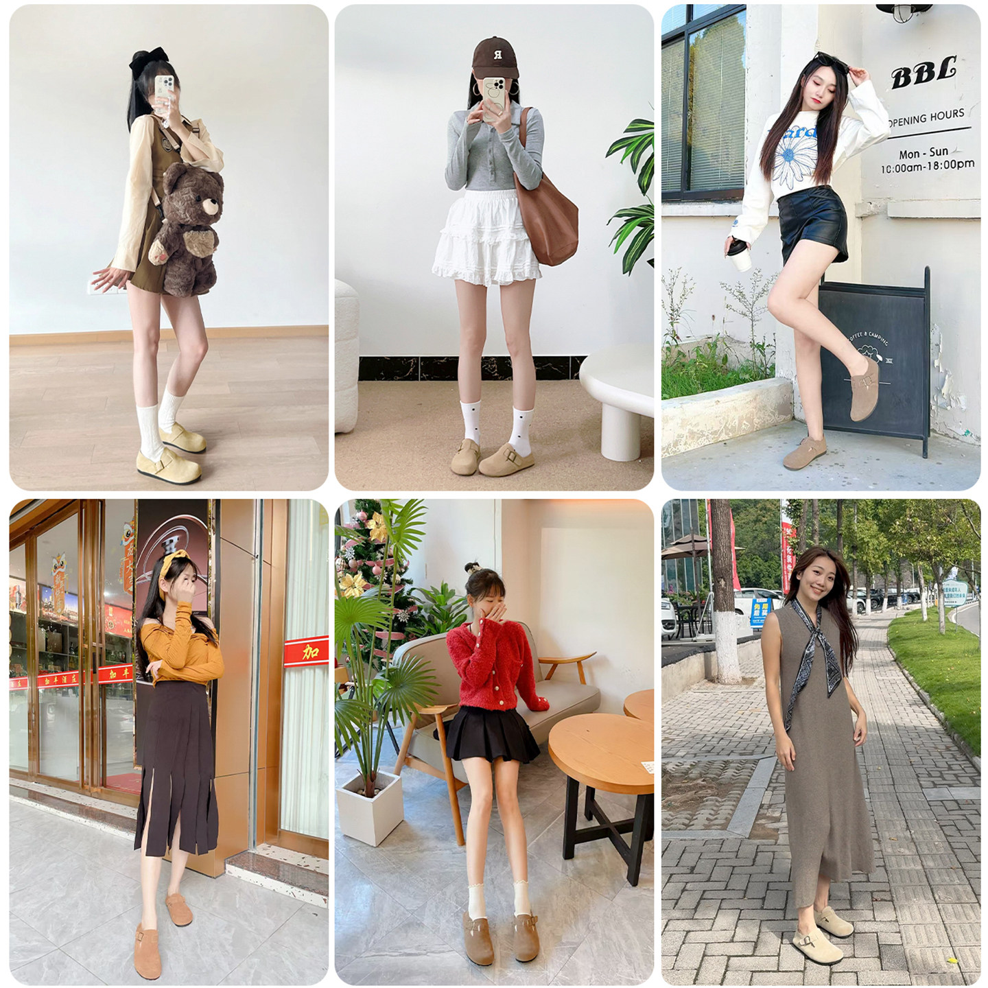 米霏~真皮勃肯鞋女冬季平底2025新款全包加绒棉鞋一脚蹬大码女鞋,淘宝优惠券,粉丝福利购,淘宝优惠卷