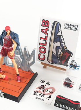 样板间儿童房灌篮高手主题手办