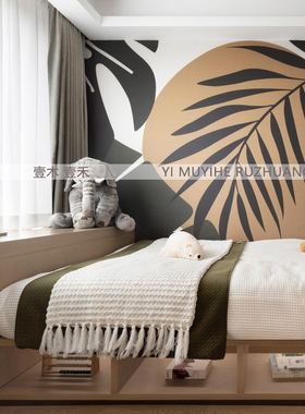 样板间儿童房书柜软装艺术摆件