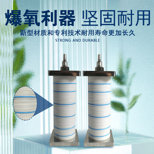 韩国气柱鱼缸纳米增氧气盘打氧爆氧气盘面包气泡石曝气柱原装进口 - 图0