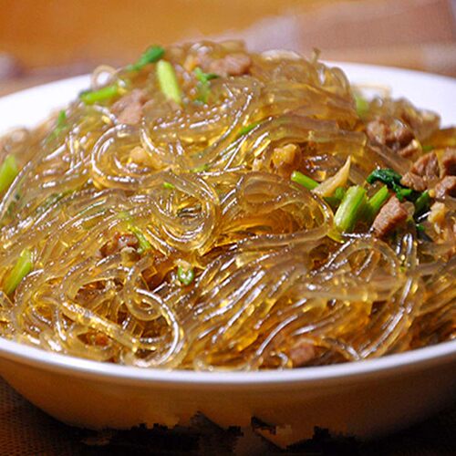 红薯粉条5斤包邮 手工地瓜粉丝火锅细粉 酸辣粉 山东干货粉皮 - 图1