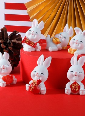 幼儿园活动创意迷你仿真小兔子