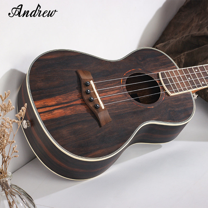 安德鲁23寸尤克里里黑檀木小吉他 andrew安德鲁尤克里里/小吉他