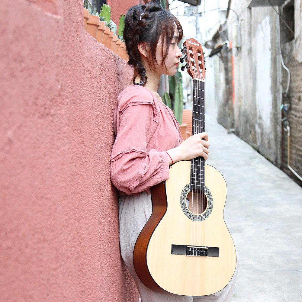 andrew安德鲁单板古典初学女男吉他 andrew安德鲁吉他-古典吉他