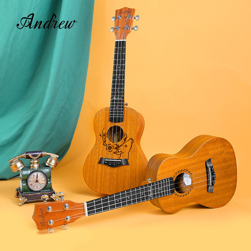 andrew安德鲁23寸初学者女小吉他 andrew安德鲁尤克里里/小吉他