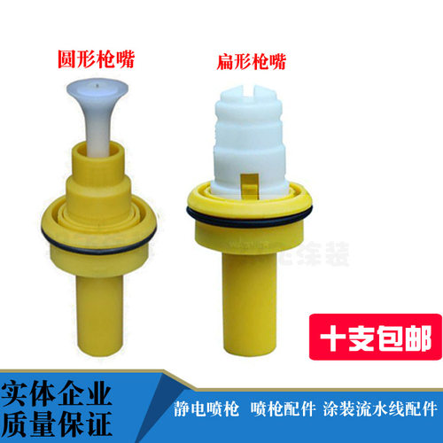 瓦格纳喷嘴喇叭口挡板X1静电喷涂圆形枪头扩散屏喷枪配件导流椎 - 图2