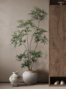 仿真绿植假树孔雀木植物落地盆栽