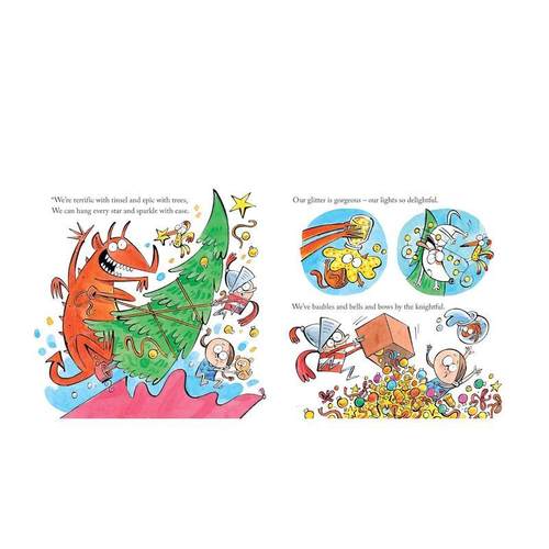 【预售】圣诞屁股着火的龙 The Dragon with the Blazing Bottom at Christmas 原版英文儿童绘本 - 图1