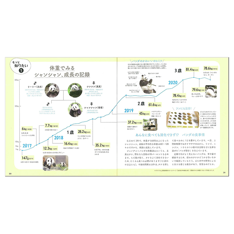 【预售】永远喜欢你香香 ずっとだいすきシャンシャン 熊猫宝宝 进口原版日文摄影作品集艺术 - 图2