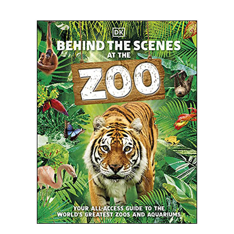 动物园幕后 Behind the Scenes at the Zoo 进口原版 英文青少年读物 动物自然知识科普百科图集 - 图3