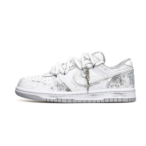 【定制球鞋】Nike Big 海月 新中式 泼墨 渐变手绘 简约百搭 低帮 - 图3