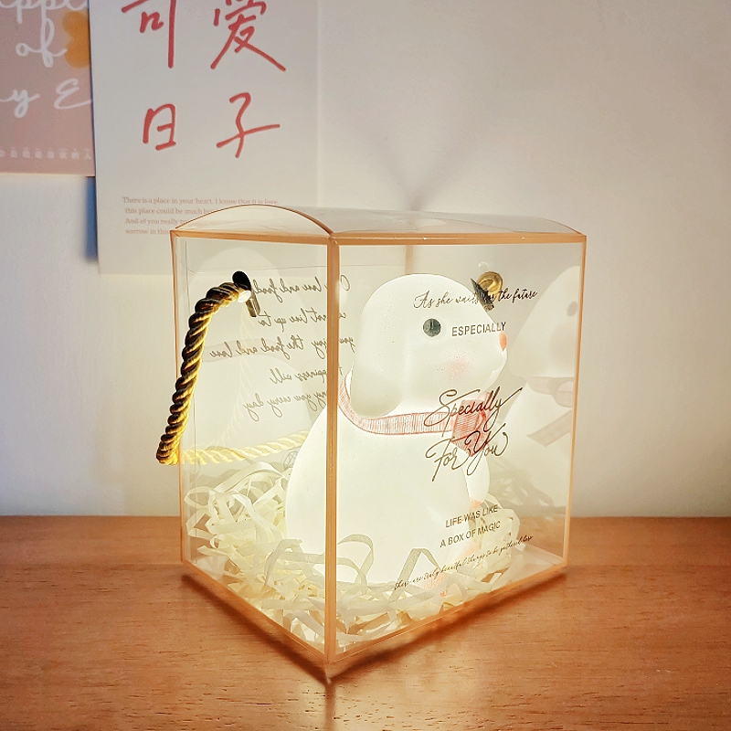 网红ins风兔子小夜灯可爱氛围灯走心生日礼物送小朋友活动伴手礼 - 图2