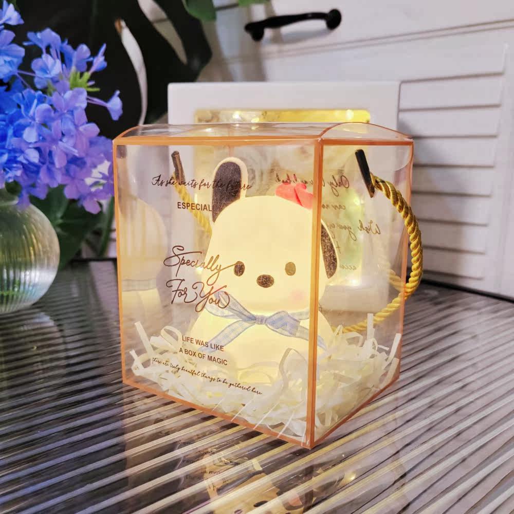 网红帕恰狗小夜灯可爱桌面氛围灯摆件精致生日礼物女生活动伴手礼,淘宝优惠券,粉丝福利购,淘宝优惠卷