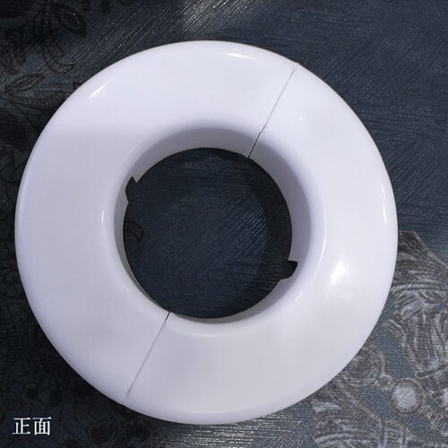 穿线孔装饰圈空调孔堵盖过墙洞圆形塑料装饰遮丑管道墙孔封闭堵头 - 图2