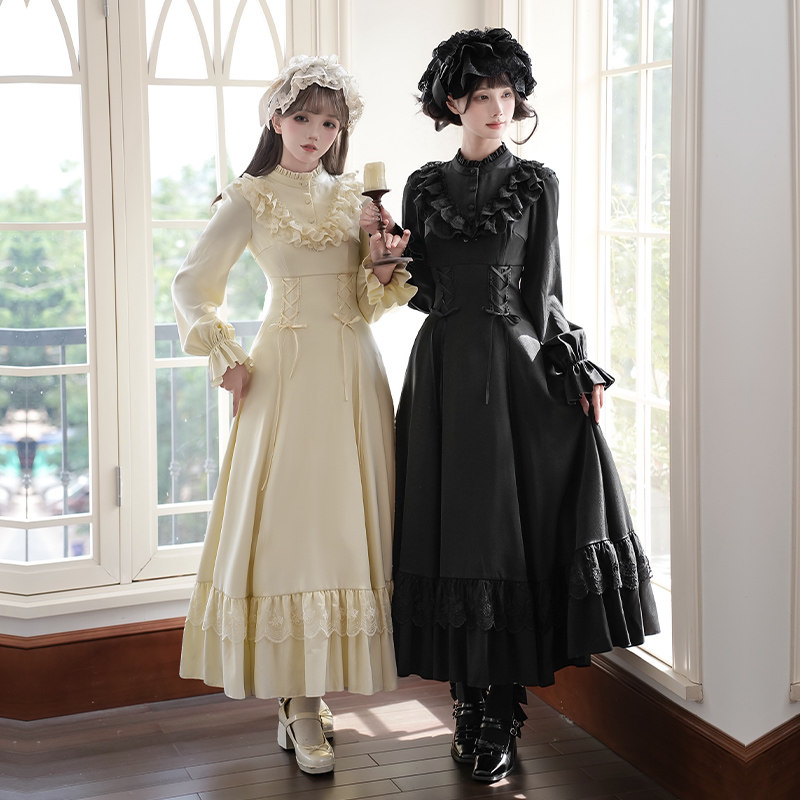 来信与诗·白昼夜｜WP原创副牌 优雅长袖连衣裙披肩可拆双子秋冬,淘宝优惠券,粉丝福利购,淘宝优惠卷