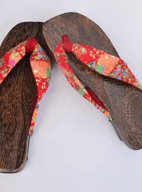 木屐日式装饰拖鞋摆件