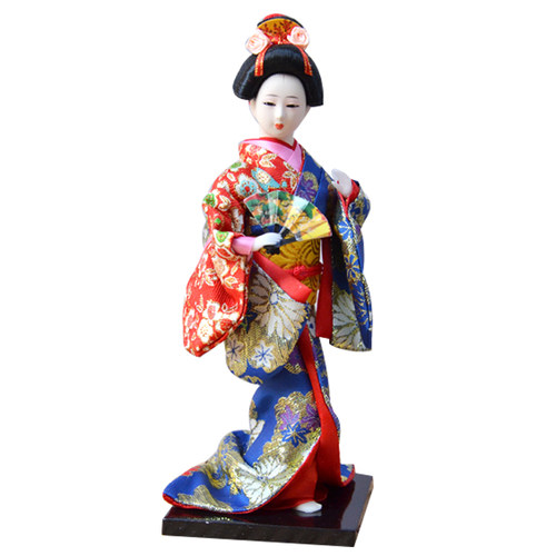 和服娃娃摆件日本人偶绢人娃娃艺妓人偶公仔日式礼品居酒屋装饰娃 - 图2