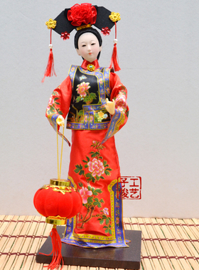 清宫格格娟人娃娃古代仕女家居